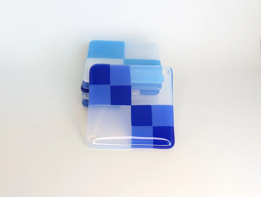 Geometric Coaster - Blue