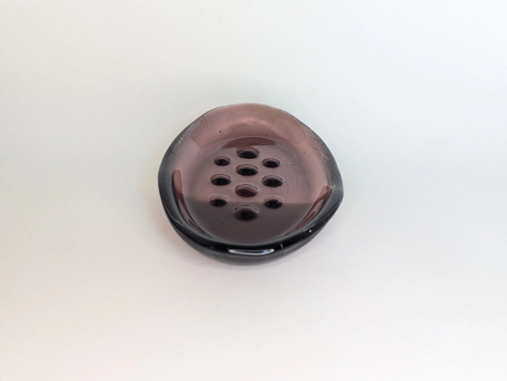 Organic Deep Plum Soap Dish
