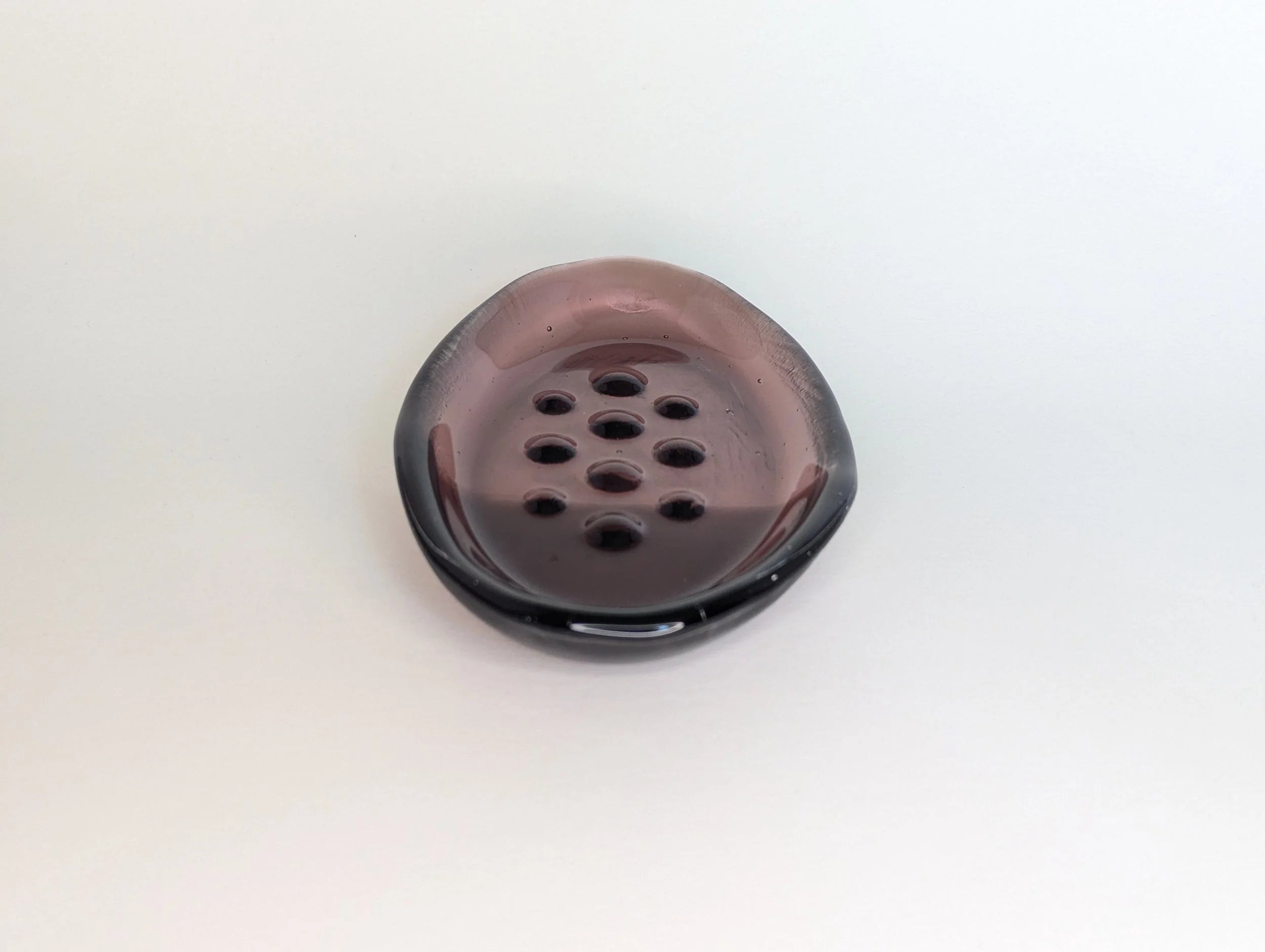 Organic Deep Plum Soap Dish