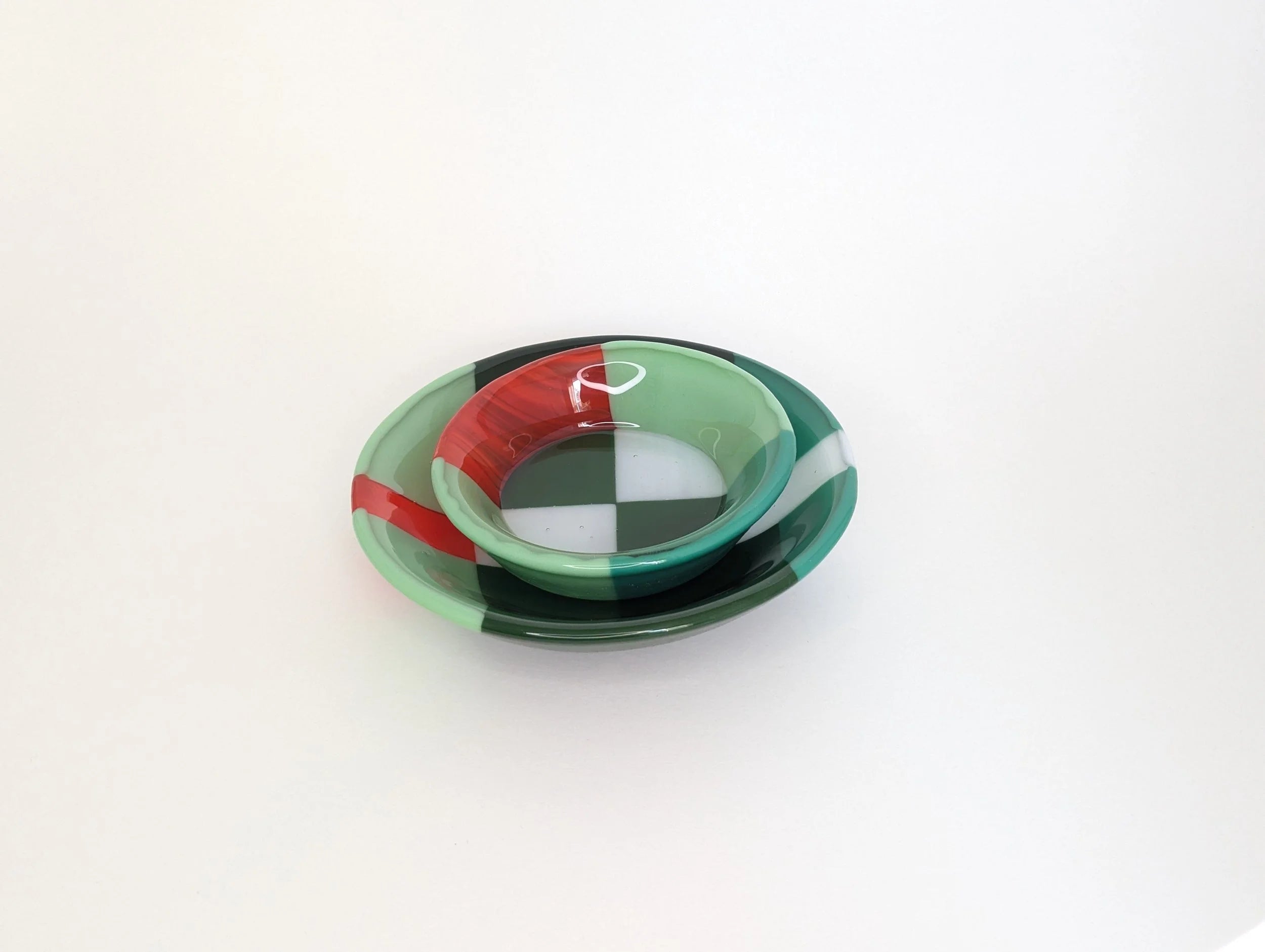 Bauhaus Bowl & Dish Set – Racing Green