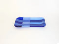 Blue Color Block Art Catchall Tray