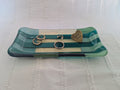 Pattern Catchall Tray - Green and Yellow