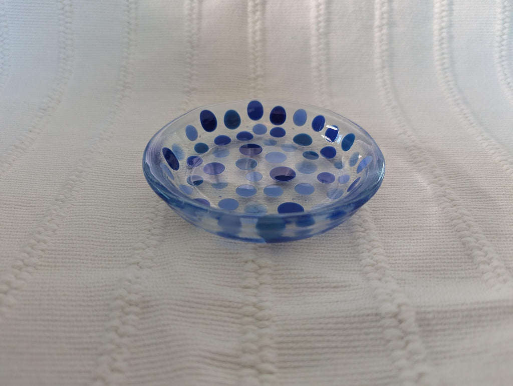 Small Dish - Blue Dots