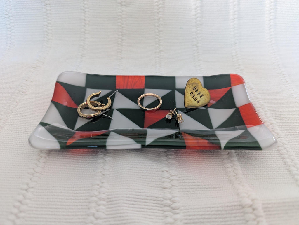Pattern Catchall Tray - Triangle