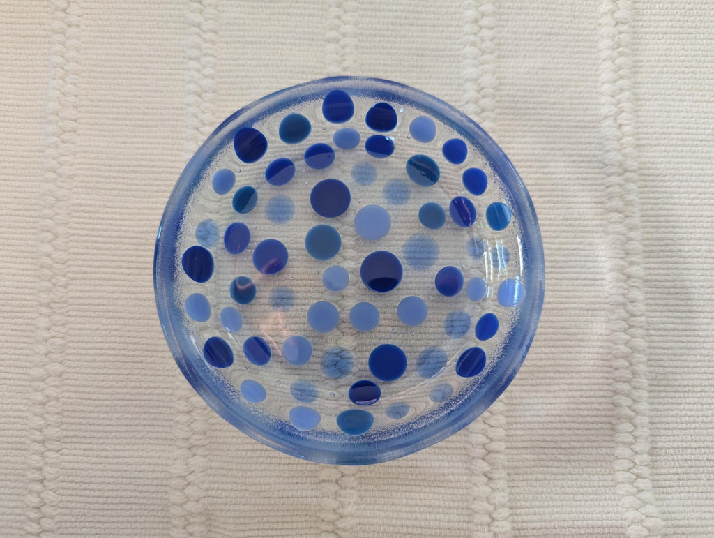 Small Dish - Blue Dots