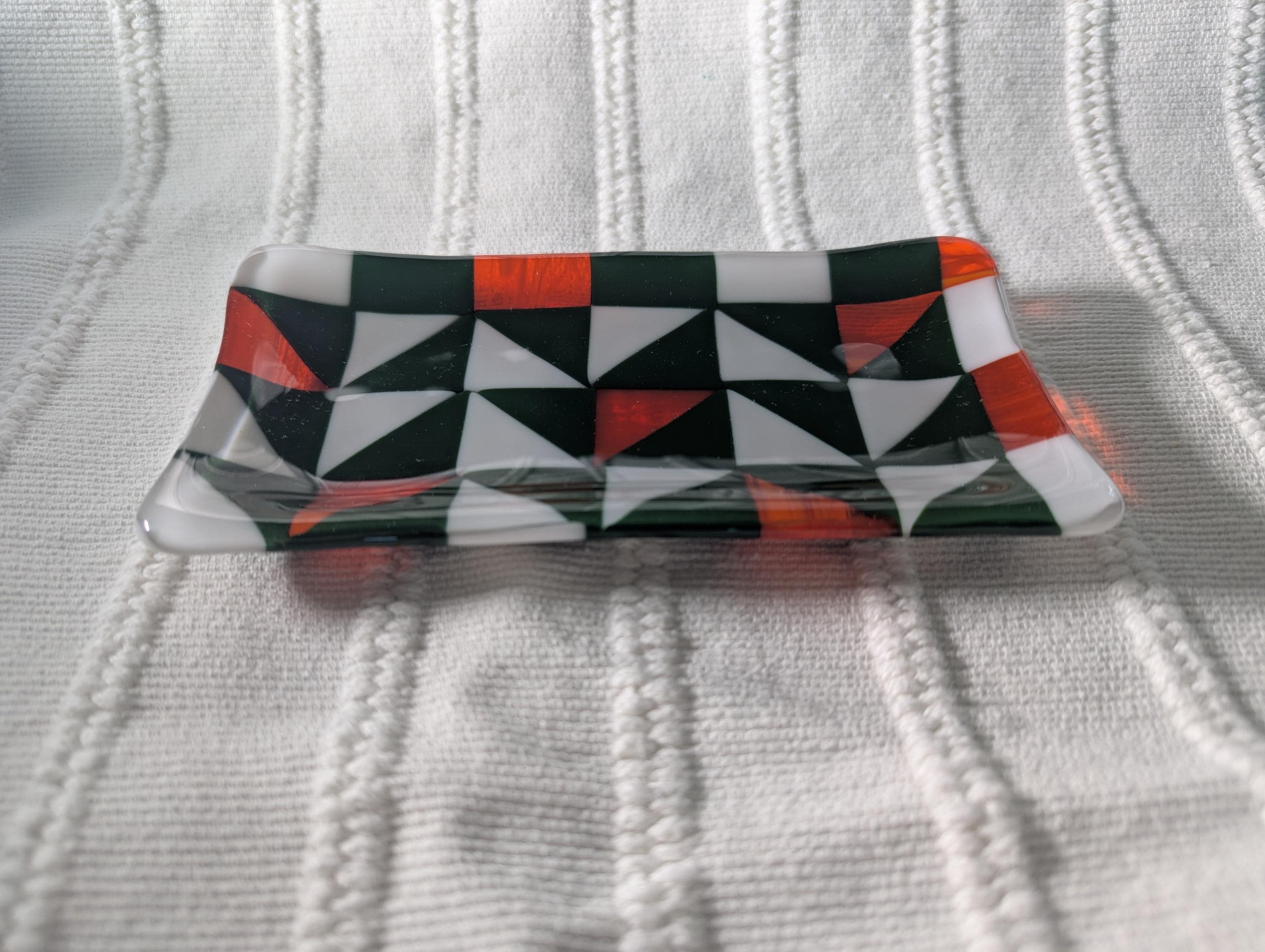 Pattern Catchall Tray - Triangle