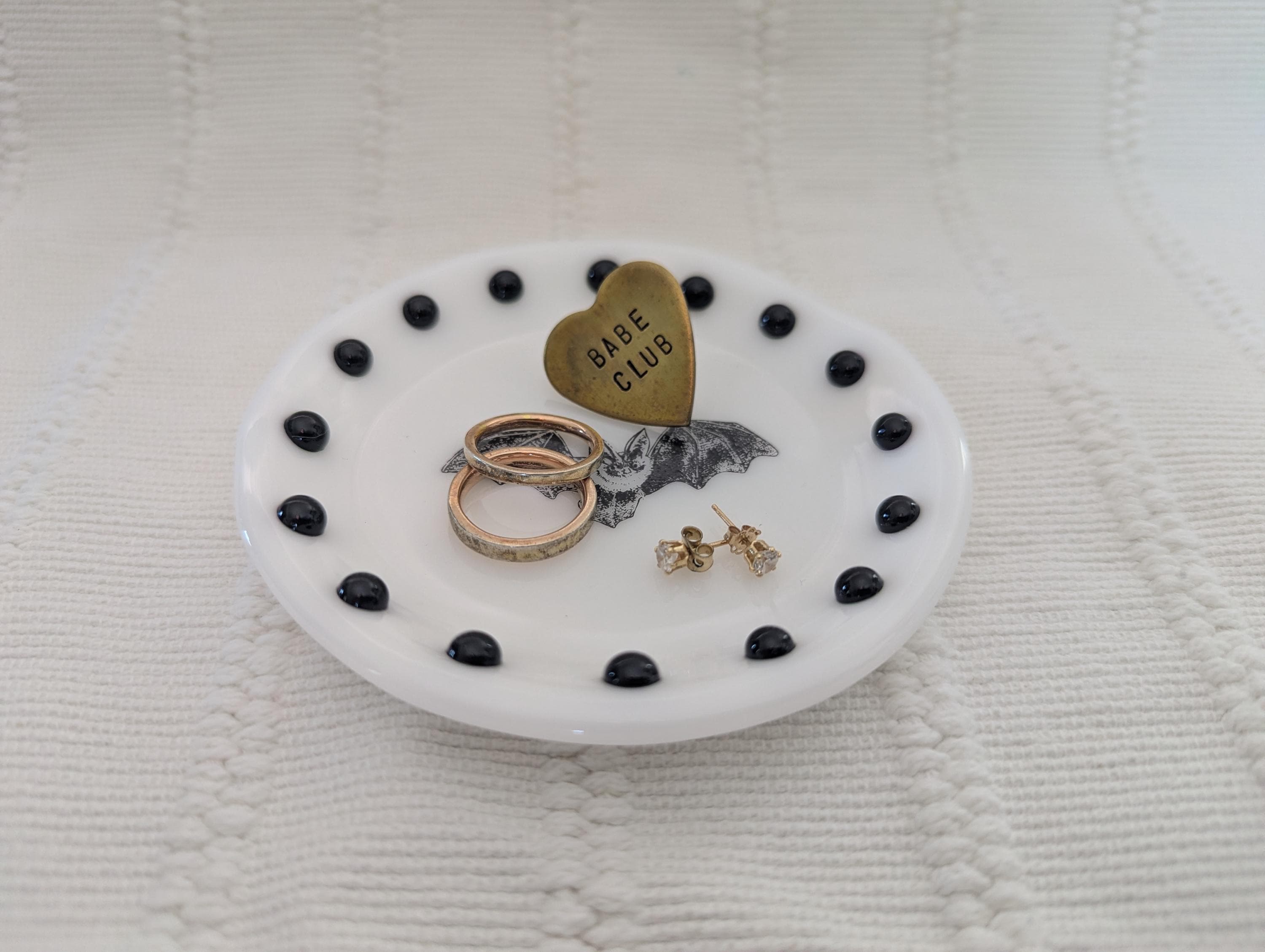 Gothic Bat Trinket Dish